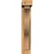 Ekena Millwork Funston Block Rough Sawn Bracket w/ Offset Brace, Western Red Cedar, 4"W x 14"D x 22"H BKT0402X14X22FST05RWR - alternate 2